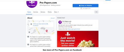 Pro Papers facebook