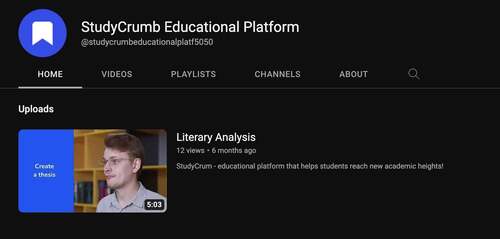studycrumb youtube