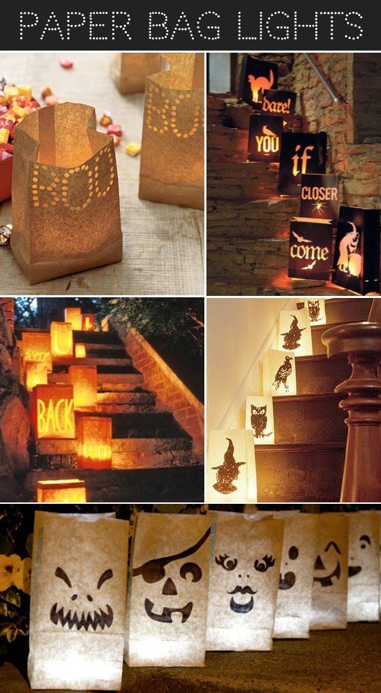 Paper bag lightnings
