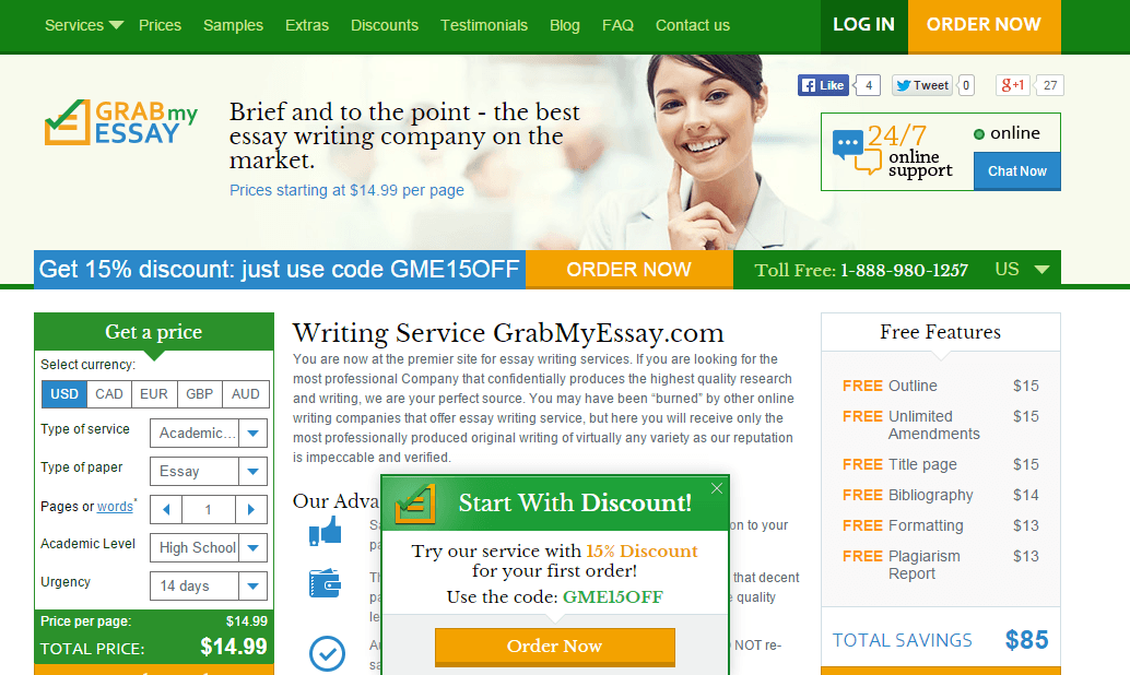 Top 10 essay writing services websites