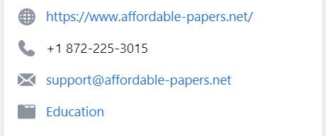 Affordable Papers customer support