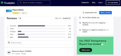 papersowl trustpilot
