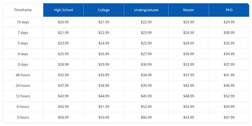 essayontime pricing