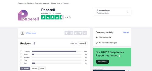 Paperell trustpilot