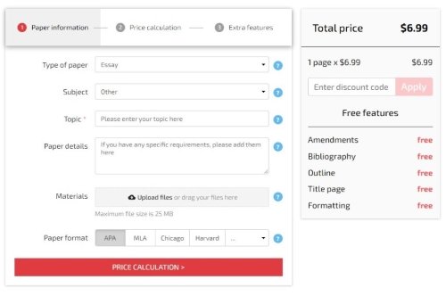 writepaperforme ordering process