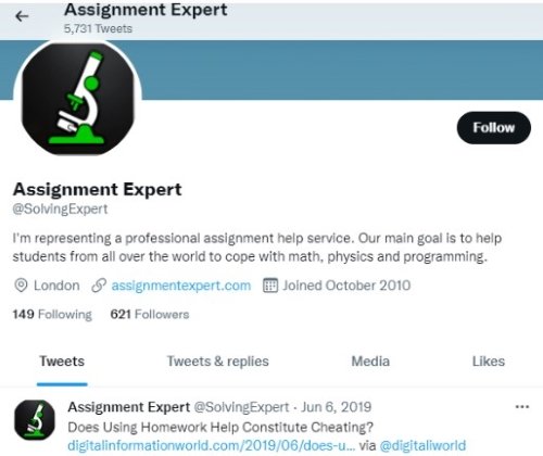 assignmentexpert twitter