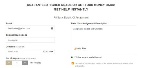 myassignmenthelp order