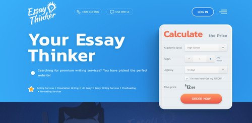 EssayThinker website