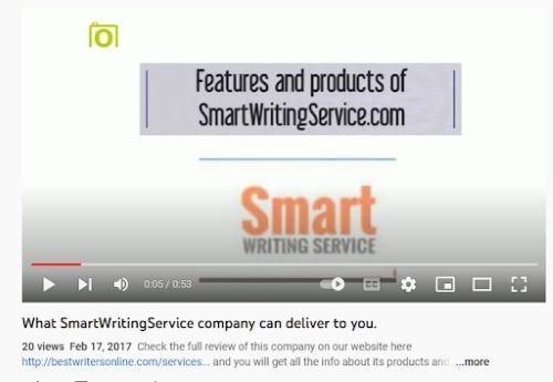 smartwritingservice youtube