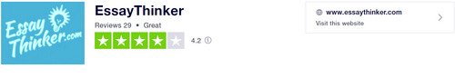 EssayThinker trustpilot