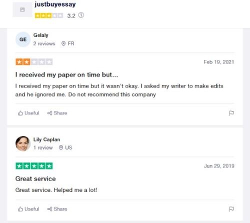 justbuyessay trustpilot