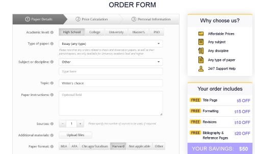 writeanypapers ordering process