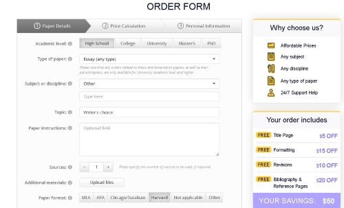 writeanypapers ordering process