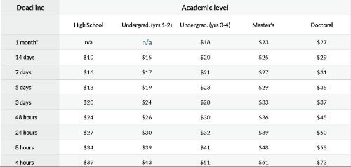 rapidessay prices