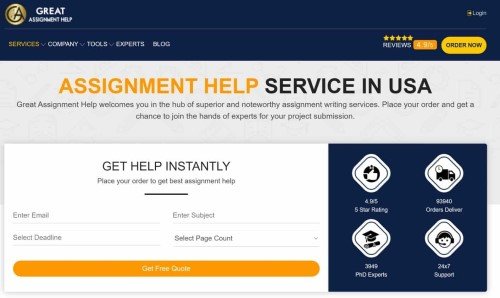 Greatassignmenthelp order form