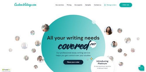 CustomWritings website