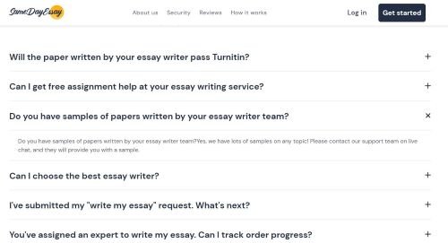 samedayessay samples